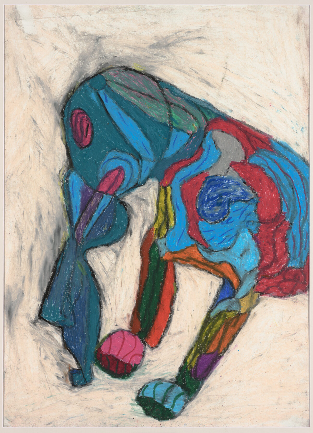 Keith Purcell Elephant 74x94cm pastel on paper